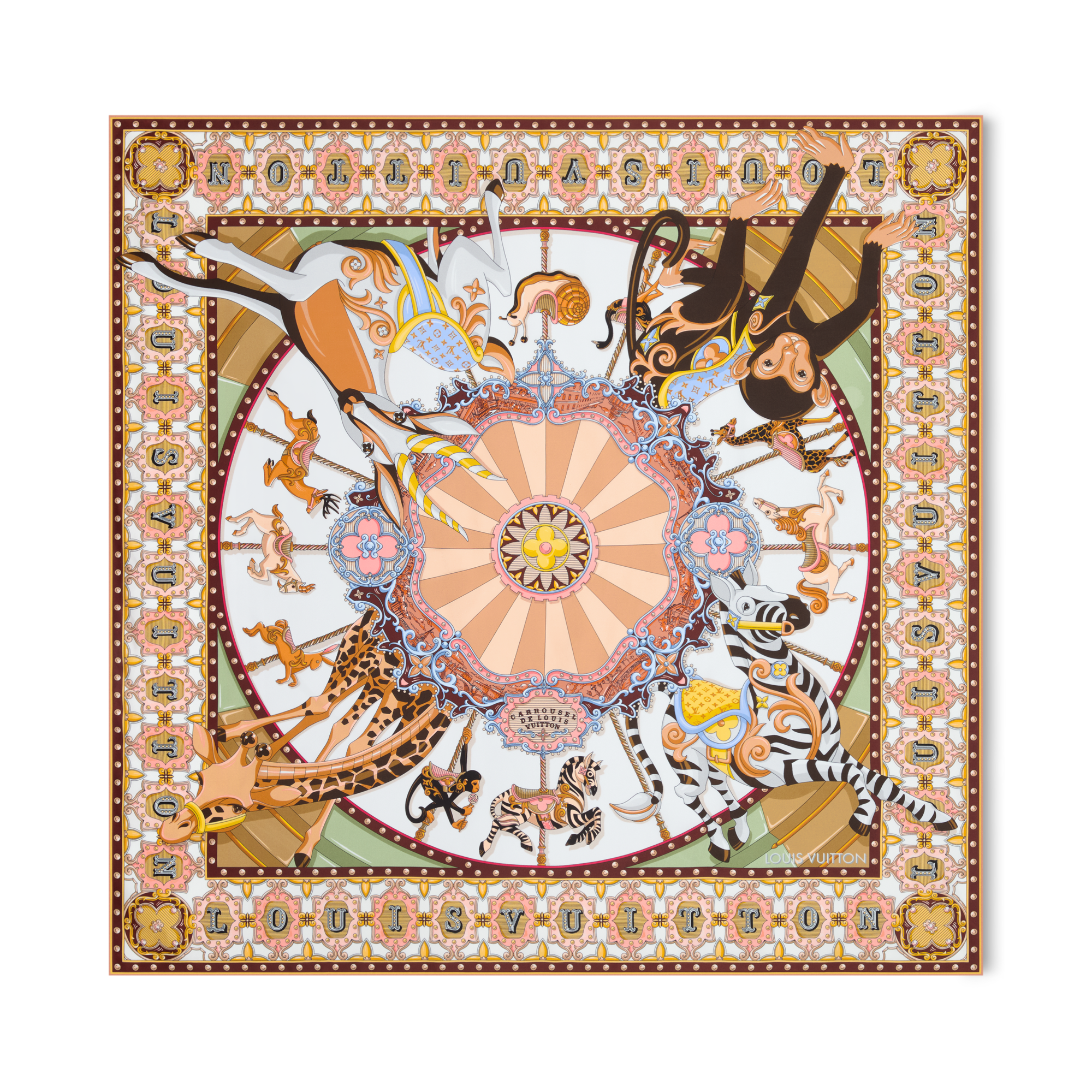 ウィメンズ シルクスカーフ&バンドー - グリーン｜ルイ・ヴィトン 公式